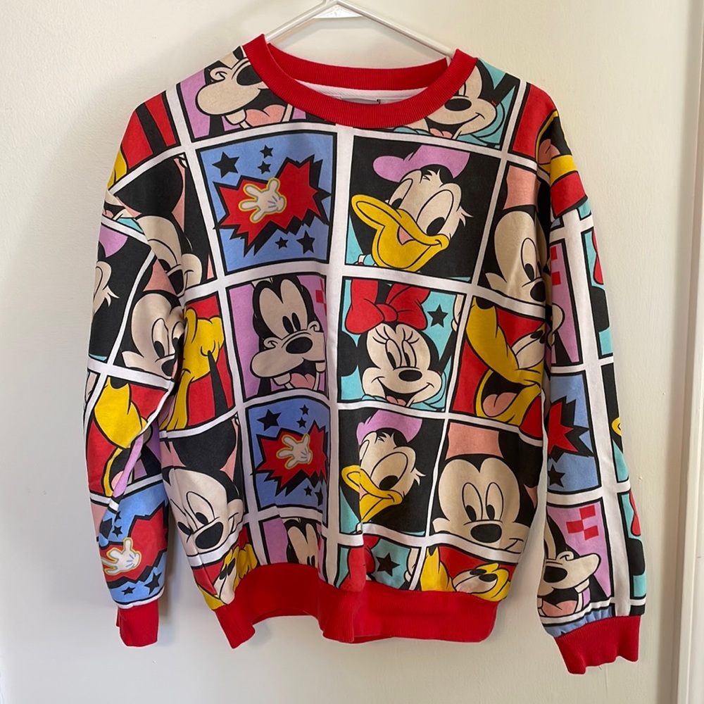 Disney retro style sweatshirt